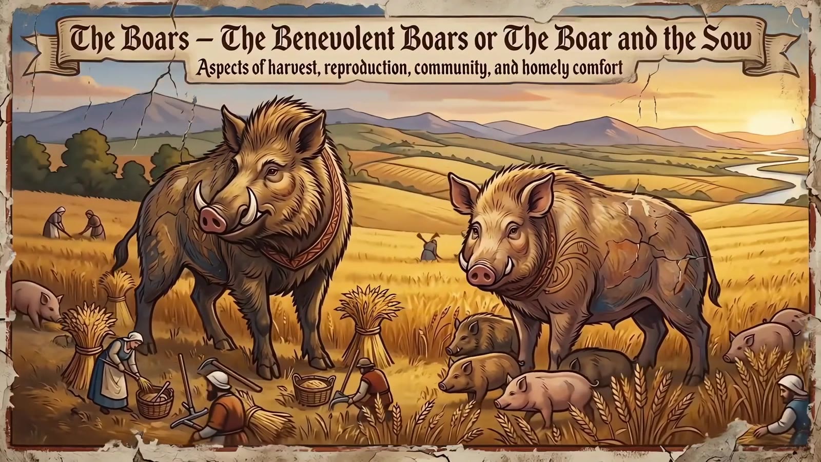 Aspect card: The Boars, the Benevolent Boars or the Boar and the Sow